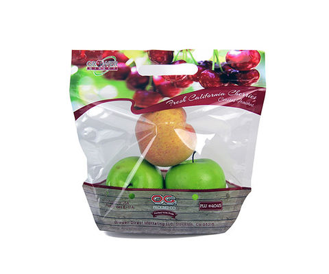 Kemasan Buah Dan Sayuran Segar Portabel Laminasi VMPET Tas Kemasan Transparan