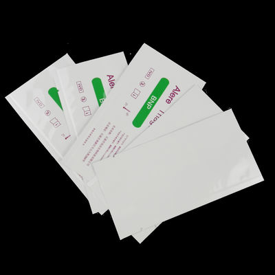 Pengujian Medis Kemasan Reagen Aluminium Foil Ziplockk Bag 3 Side Seal Sachet